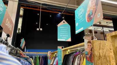 Auchan gives a new life to clothes through a unique project of sustainability and responsibility