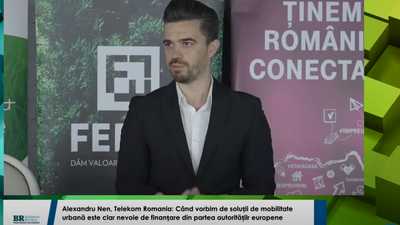 Alexandru Nen, Telekom Romania: We are working on many energy efficiency projects for the urban area