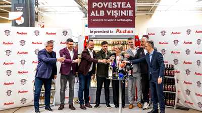 Auchan Romania continues developing the partnership with FC Rapid by launching the official wine of the football club