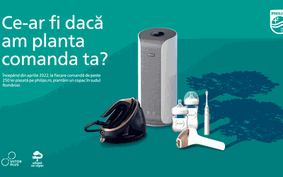Philips Romania together with Viitor Plus plants a tree for each order placed on website