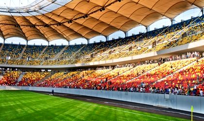 Football Match Between Romania And France Inaugurates National